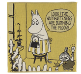 MOOMIN & HATTIFATTENERS 3層紗布手帕 黃色